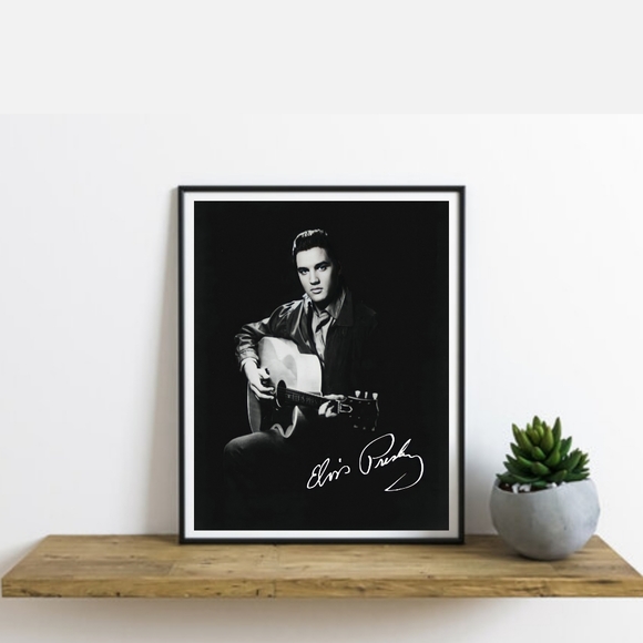 Elvis Presley Art unframed 11x8.5 Poster print Premium Quality - Picture 2 of 4